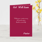 牧師は早くカードを手に入れる カード (黄色い花)