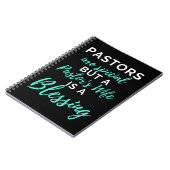 牧師は特別だが牧師の妻 ノートブック (左側)