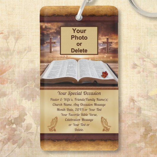 牧師への安い贈り物、教会の記念日への好意 キーホルダー