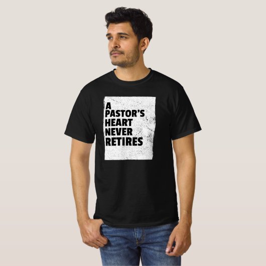 牧師への贈与又は退職大臣 Tシャツ (正面フル)