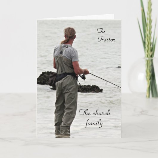 牧師へ カード (正面)