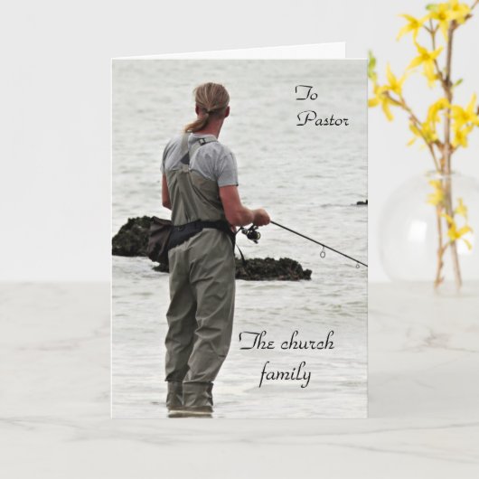 牧師へ カード (黄色い花)