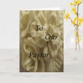 牧師へ カード (黄色い花)