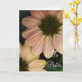 牧師へ カード (黄色い花)