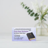 牧師またはディーコン聖書教会の名刺 名刺 (スタンド正面)