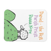 牧師または教区司祭 マグネット (横)