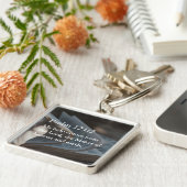 牧師カスタムへの聖句クリスマスプレゼント キーホルダー (側面)