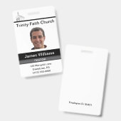 牧師カスタムバッジ バッジ (正面＆裏面)