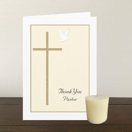 牧師カードにありがとう サンキューカード