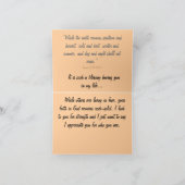 牧師カード カード (内部)