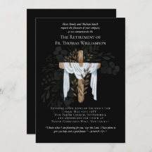 牧師デアコン牧師の退職招待状