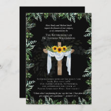 牧師デアコン牧師の退職招待状