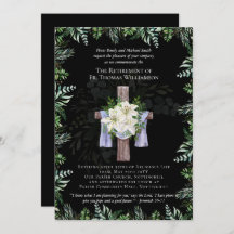 牧師デアコン牧師の退職招待状