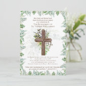 牧師デアコン牧師の退職招待状 招待状 (スタンド正面)