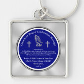 牧師パーソナライズされた賞状アイディア キーホルダー (正面)