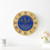 牧師又は司祭叙階贈パーソナライズされた与 ラージ壁時計 (ホーム)