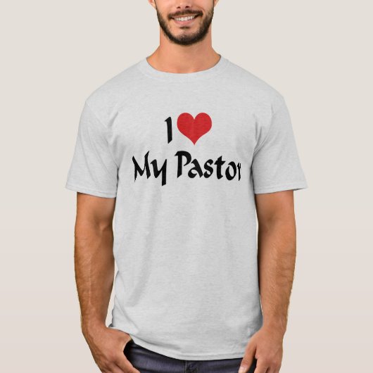 牧師大好きTシャツ Tシャツ (正面)