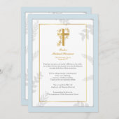 牧師感謝の感謝カード 招待状 (正面/裏面)