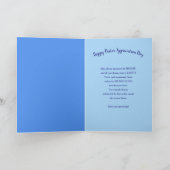 牧師感謝の灯台 海に輝く光 カード (内部)