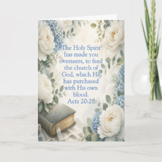 牧師感謝グリーティングカード カード