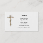 牧師教会 名刺 (裏面)