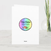 牧師賞与月額カード サンキューカード (裏面)