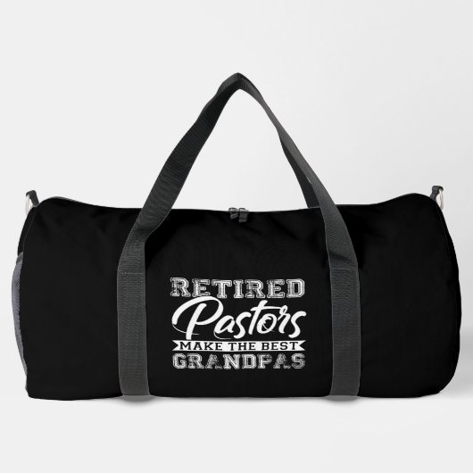 牧師退職したが大御所を最高の作る ダッフルバッグ (裏面)