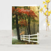 牧師 カード (黄色い花)