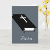 牧師 カード (黄色い花)