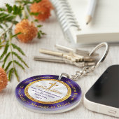 牧師、友人のための安価なキリスト教徒の贈り物 キーホルダー (正面右)