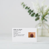 牧師 名刺 (スタンド正面)