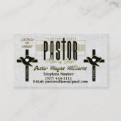 牧師/教会パーソナライズされた 名刺 (正面)
