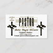 牧師/教会パーソナライズされた 名刺 (正面)