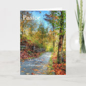牧師、記念日 カード (正面)