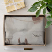 牧歌の安定シーンバイカール・レイヘルト 薄葉紙 (ギフト)