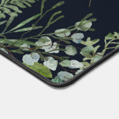 牧歌的なエレガント緑豊かな繊細な装飾 デスクマット (コーナー)