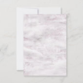 牧歌的なパステルボタニカルズの出欠確認カード 出欠カード (裏面)