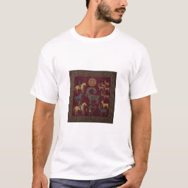 牧歌的な中央アジアの伝統 Tシャツ