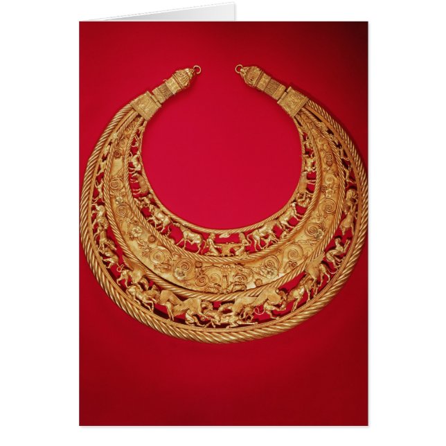 牧歌的な場面のネックレス (正面)