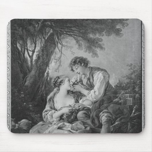 牧歌的な場面 マウスパッド (正面)