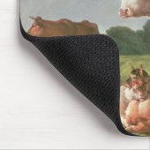 牧歌的な場面 マウスパッド (コーナー)