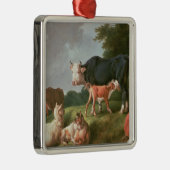 牧歌的な場面 メタルオーナメント (右)