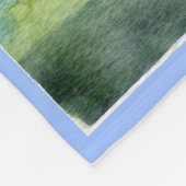 牧歌的な景色のフリースの投球 フリースブランケット (角)