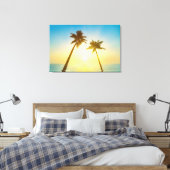 牧歌的な熱帯天国 キャンバスプリント (インサイチュ (寝室))