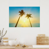 牧歌的な熱帯天国 ポスター (キッチン)