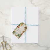 牧歌的な秋の森のベビーシャワー ギフトタグ (より糸付き)