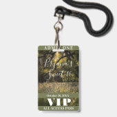 牧歌的な花の魔法の森 スイート16 VIP バッジ (裏面（ネックストラップ付）)