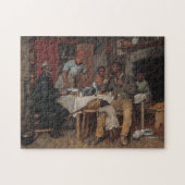 牧歌的な訪問 ジグソーパズル (横)