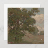 牧歌的な風景ルイ・ローブ（アメリカ人、1866年～1909年） (正面/裏面)