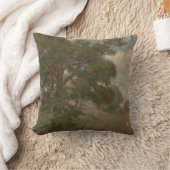 牧歌的な風景ルイ・ローブ（アメリカ人、1866年～1909年） クッション (ブランケット)